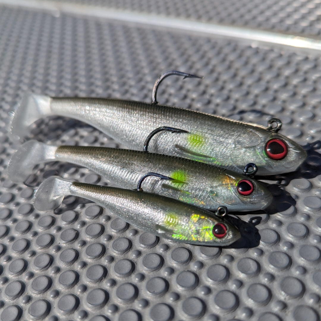  Fishing Lures for Bass Soft Swimbaits with Paddle