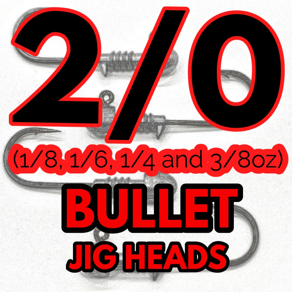 2/0 - Bullet Jig Heads