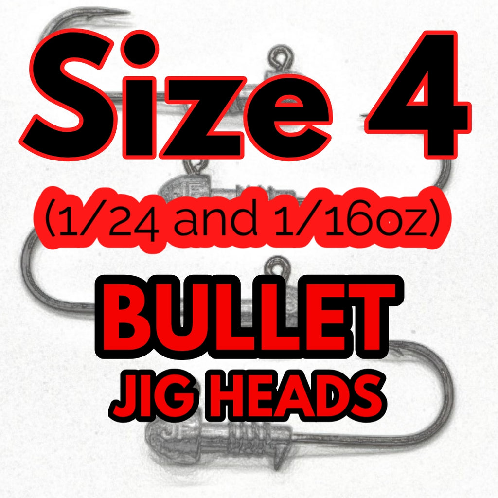 Size 4 -Bullet Jig Heads