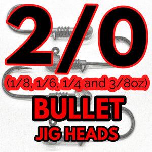 2/0 - Bullet Jig Heads