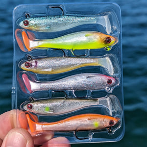 Pre-rigged Paddle Tail Swimbaits
