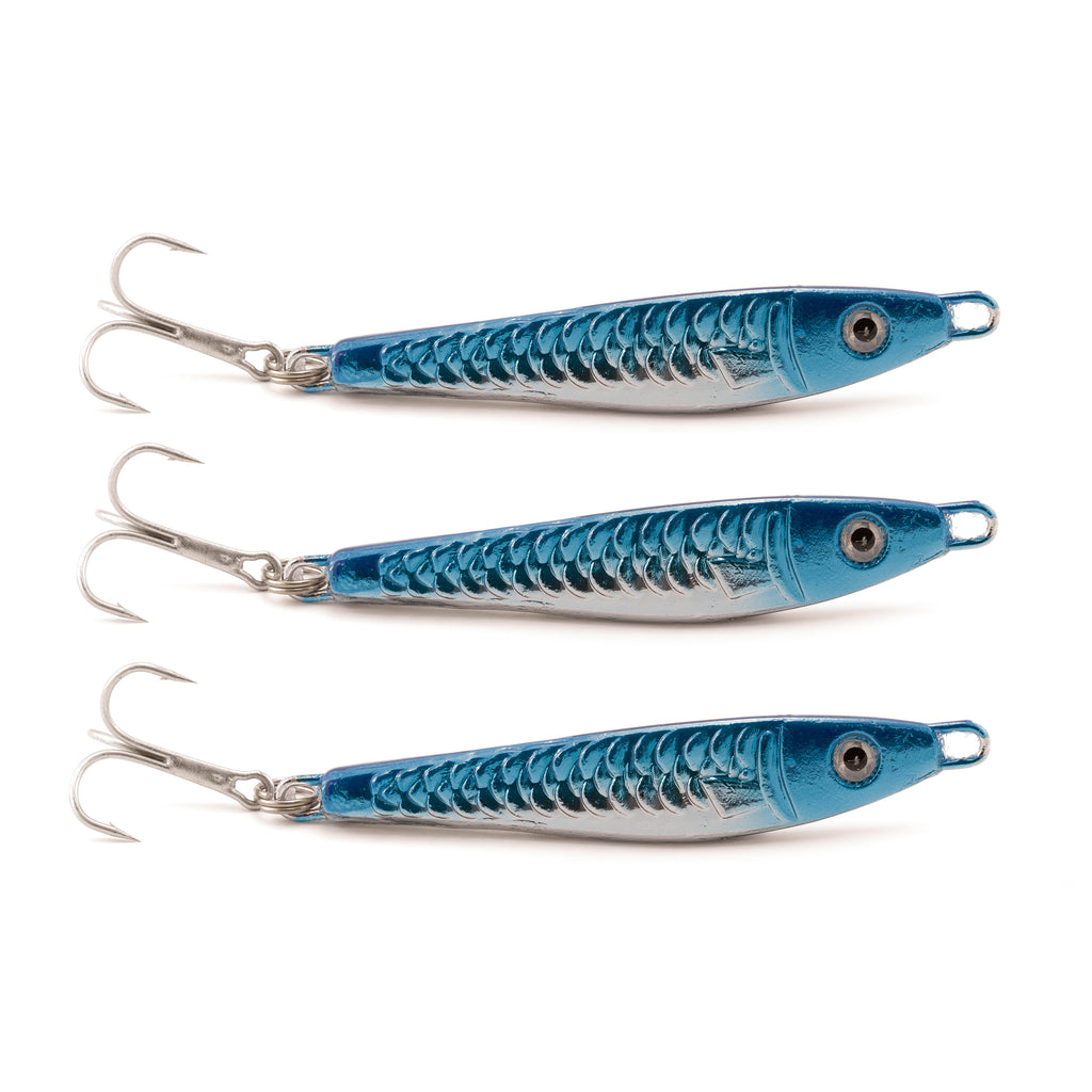 Blue Fish 28g - (3 Lures PLUS Tackle Box)